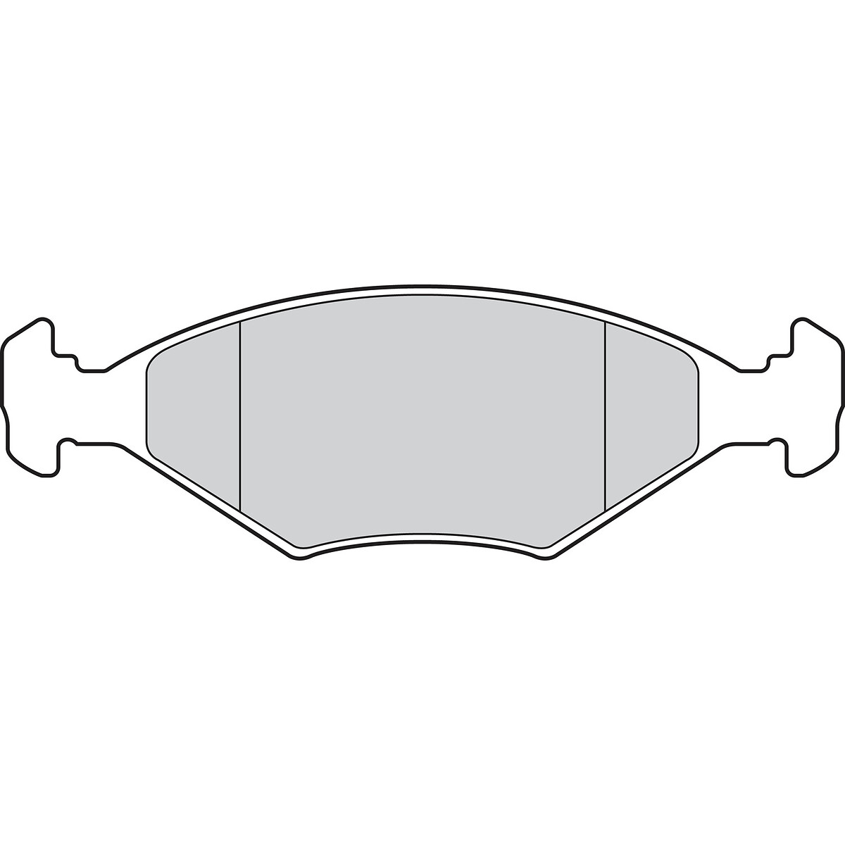 Jeu de 4 plaquettes de frein VALEO ref. 302910